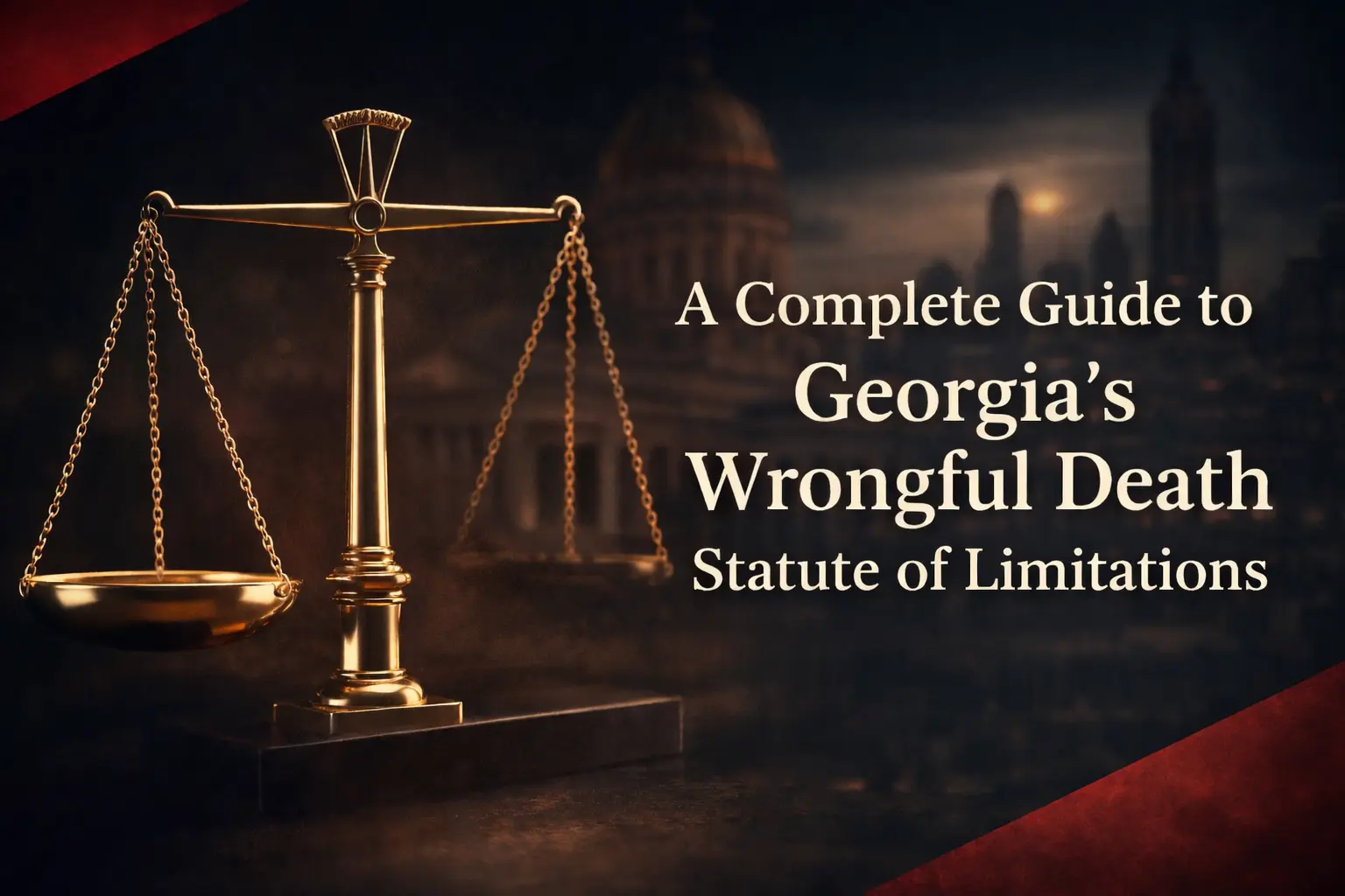 Guide to Georgia wrongful death statue of limitations