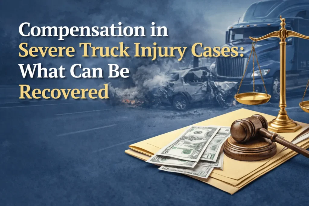 Severe Truck Injiury Cases compansation you can get in atlanta georgia with help og local lawyer