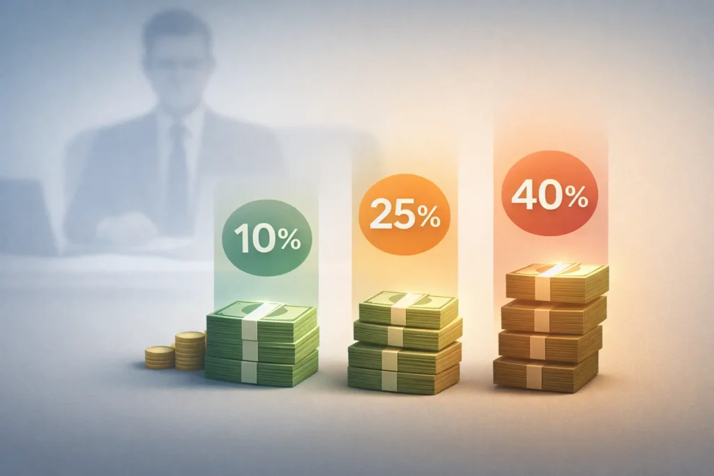 personal injury claim compensation decreasing based on fault percentage under Georgia modified comparative fault rule