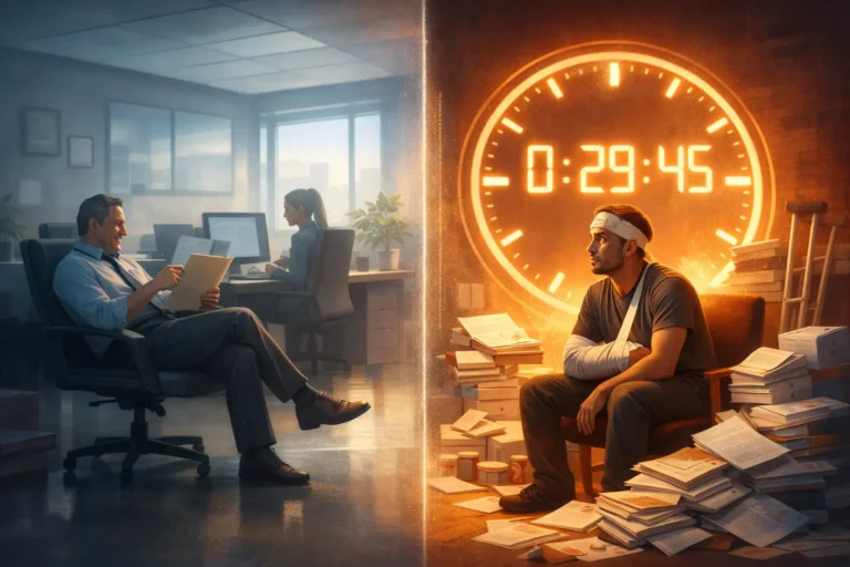 insurance company delay vs legal deadline countdown injured person claim georgia