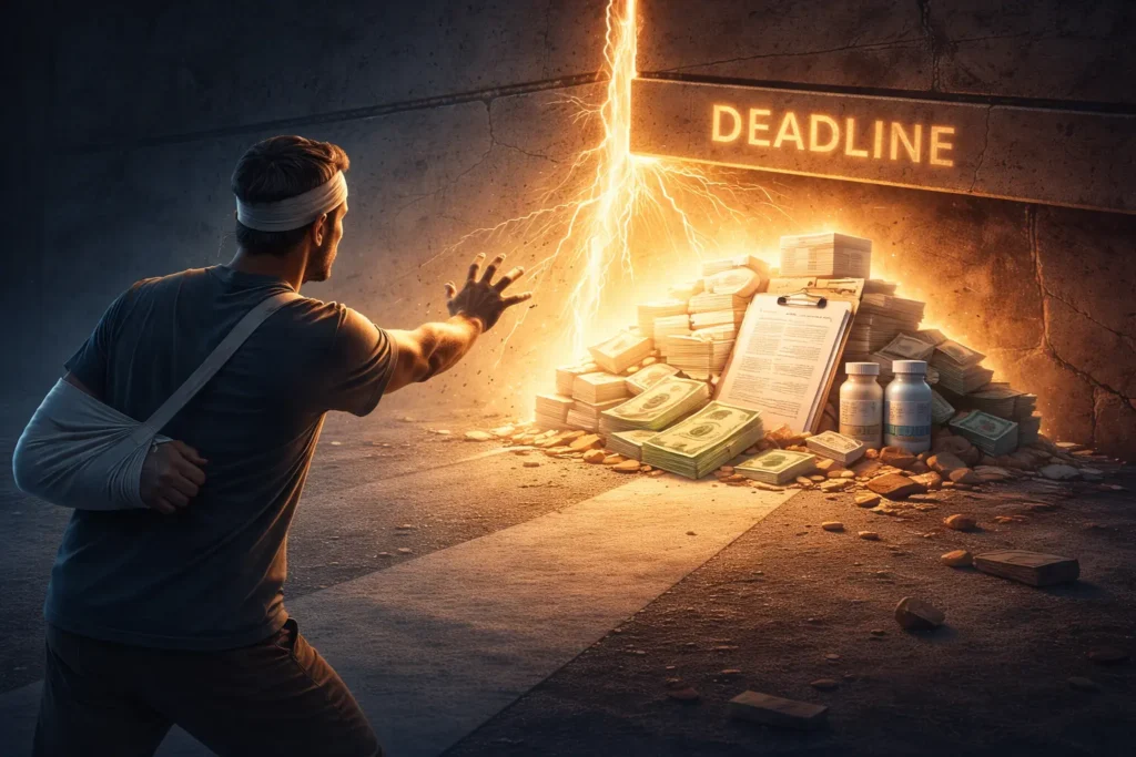 missed legal deadline personal injury claim lost compensation barrier georgia